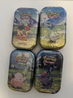 LOT OF 4 SEALED Pokemon TCG Ascended Heroes MINI TINS - Image 1