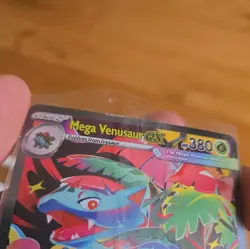 Mega Venusaur ex 177/132 Special Illustration Rare Pokemon Evolution - DAMAGED - Image 3