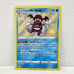 Galarian Mr. Rime SV021/SV122 - Pokemon TCG Shining Fates: SWSH - Holo NM - Image 1