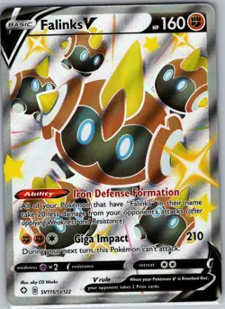 Falinks SV115/SV122 - Pokemon TCG Shining Fates - Full Art Shiny Holo (NM) - Image 1