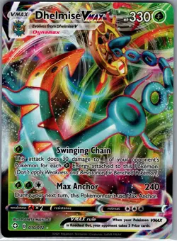 Dhelmise Vmax 010/072 - Pokemon TCG Shining Fates - Full Art Ultra Rare (LP) - Image 1