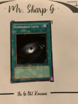 SCHWARZES LOCH - SDY-G020 DEUTSCH Yu-Gi-Oh! CARD COMMON KONAMI TCG OCG ORIGINAL - Image 2