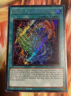 Yu-Gi-Oh! TCG Heavy Polymerization RA05-EN071 Secret Rare Rarity Collection 5 NM - Image 1