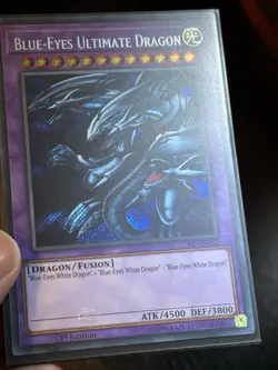 Yugioh TCG Blue Eyes Ultimate Dragon Ultra Rare First Edition EN057 - Image 3