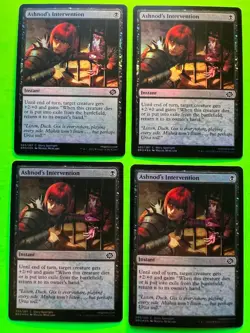 MTG The Brothers' War ( Ashnod’s Intervention ) 4 FOIL Cards - Image 1