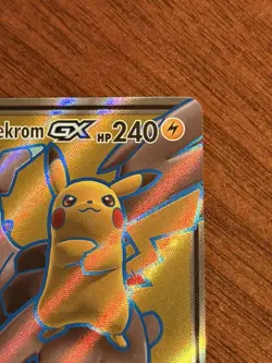 Team Up Pikachu Zekrom GX Ultra Rare Holo Card 162/181. Textured. Pokemon TCG - Image 3