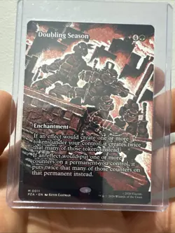 Doubling Season (Borderless) - Teenage Mutant Ninja Turtles Source Material - Image 1