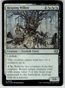 Reaping Willow Foil U Lorwyn Eclipsed 240 NM - Image 1