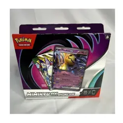 Pokemon Mimikyu EX Showcase Box 3 Booster Packs Promo Card English - Image 1