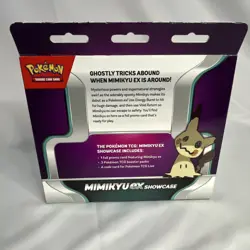 Pokemon Mimikyu EX Showcase Box 3 Booster Packs Promo Card English - Image 2