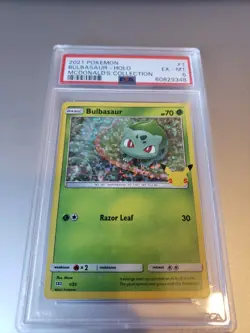 2021 POKEMON MCDONALD'S COLL #1 BULBASAUR-HOLO PSA 6 McDonald's Pokemon Holo - Image 1