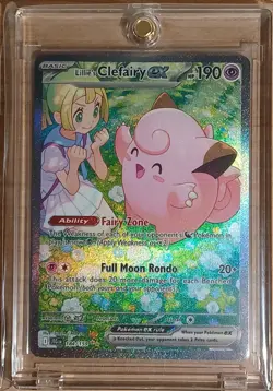 Pokemon Lillie's Clefairy ex 184/159 Journey Together Special Illustration Rare - Image 1