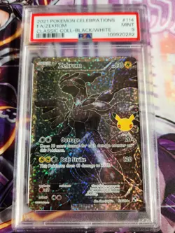 2021 Pokemon Sword & Shield Celebrations Classic Collection #114 Zekrom PSA 9 - Image 2