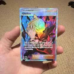 Pokemon TCG Gladion Full Art Trainer SM-Crimson Invasion Ultra Rare Holo 109/111 - Image 1