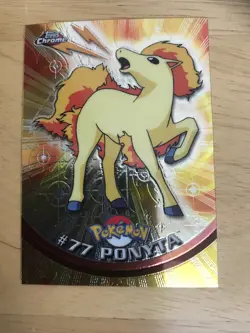 2000 Topps Chrome Pokemon #77 Ponyta TV Animation Edition Series 1 - Image 1