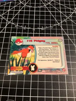 2000 Topps Chrome Pokemon T.V. Pidgey Holo #16 - Image 2