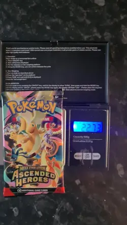 Pokemon TCG Ascended Heroes Heavy 22.73g Sealed Booster Pack - Image 2