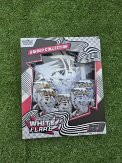 Pokemon TCG Scarlet & Violet White Flare Binder Collection *NEW & SEALED* - Image 1
