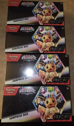 Pokemon TCG Scarlet & Violet Prismatic Evolution Surprise Box Sealed 1 Box - Image 1