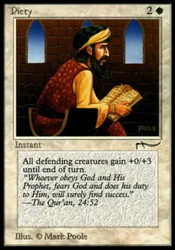 1 x Piety (Light) - Arabian Nights - NM-Mint - MTG - Image 1