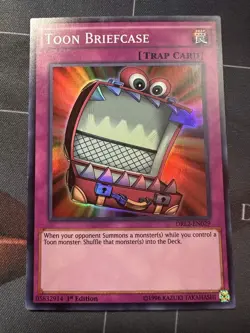 Toon Briefcase DRL2-EN029 - Super Rare - 1st Edition NM Yugioh - Image 1