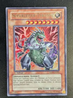 Superleiter-Tyranno SD09-DE001 Ultra Rare Deutsch NM YUGIOH - Image 1