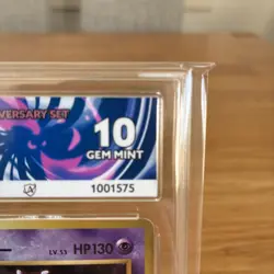 Mewtwo 049/087 20th Anniversary Set 1st Edition Holo Japanese ACE 10 Graded Card - Image 3