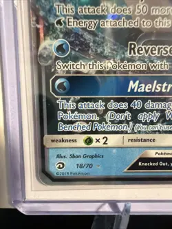 Kingdra GX Ultra Rare Dragon Majesty 18/70 Pokemon Card - Image 2