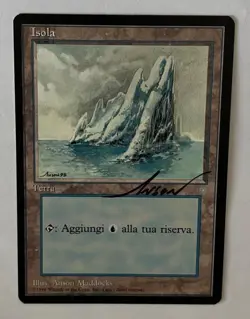 MTG ARTIST PROOF ITALIAN ICE AGE ISLAND NM SIGNED BY ARTIST ANSON MADDOCKS #B - Image 1