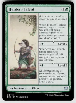 Hunter's Talent - 179 - NM - Bloomburrow - Image 1