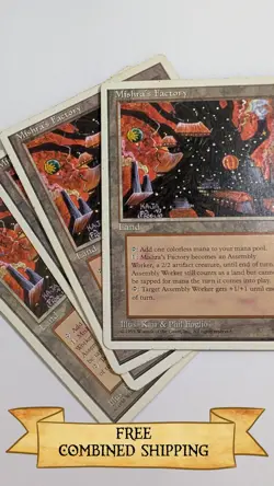 4x Mishra's Factory MTG Core Set 4th Edition Regular - Image 1