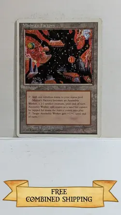 4x Mishra's Factory MTG Core Set 4th Edition Regular - Image 2
