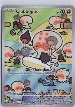 Pokemon TCG #207 /191 Clobbopus Illustration Rare Surging Sparks - Image 1