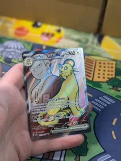 Team Rocket's Persian EX SIR 219/182 - Destined Rivals Pokemon TCG Card - Image 3