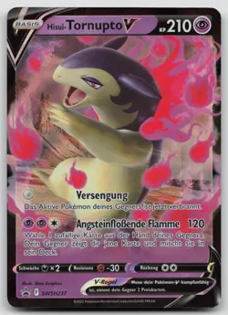 Hisui-Tornupto V SWSH 237 - Schwert Schild Black Star Promo - DE - EXC - Pokemon - Image 1