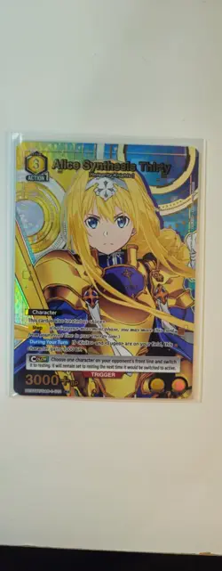 Union Arena CCG Sword Art Online Alice Synthesis Thirty SAO-1-012 Rare One Star - Image 1