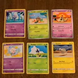 Lot of 20 Asako Ito Pokemon TCG Cards Yarn Knit Shelgon 105/168 Luvdisc 44 - Image 5