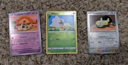 Lot of 12 Asako Ito Pokemon TCG Cards, knit Snorlax - Image 2