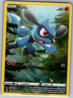 Riolu GG26/GG70 Crown Zenith: Galarian Gallery - Pokemon Card - NM - Image 1