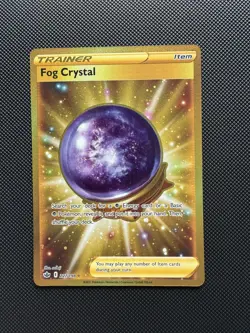 Fog Crystal 227/198 Holo Gold Secret Rare Chilling Reign Pokemon Card NM - Image 1