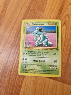 RARE NIDOQUEEN 23/64 ORIGINAL JUNGLE SET POKEMON CARD WOTC - Image 1