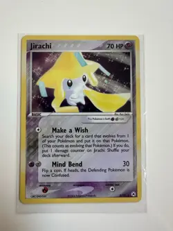 Pokemon Jirachi Holo Rare TCG Card 8/101 EX Hidden Legends 2004 NM Condition - Image 1