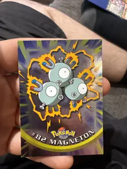 Pokemon TV Animation Series 2 #82 Magneton- FOIL Topps Nintendo Card Nm - Image 1