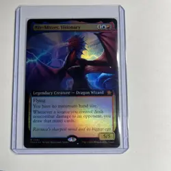 1x Niv-Mizzet, Visionary, Extended Art Foil, Foundations, MTG LP Dings Scratches - Image 1