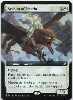 Archon of Emeria (Extended Art) *Foil* ZNR 315 NM - Image 1