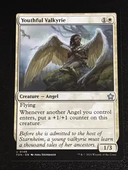 MTG Foundations Youthful Valkyrie 0149 NM - Image 1