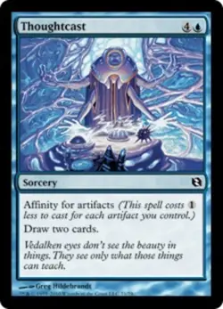 1 x Thoughtcast - Duel Decks: Elspeth vs Tezzeret - Light Play - MTG - Image 1