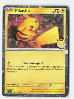 Pikachu (Pokemon Day 2026) Common Holo Miscellaneous Cards & Products 051/162 NM - Image 1