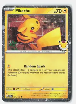 Pikachu (Pokemon Day 2026) Common Holo Miscellaneous Cards & Products 051/162 NM - Image 1