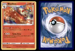 Blaziken 024/189 Holo Rare Darkness Ablaze Pokemon TCG NM - Image 3